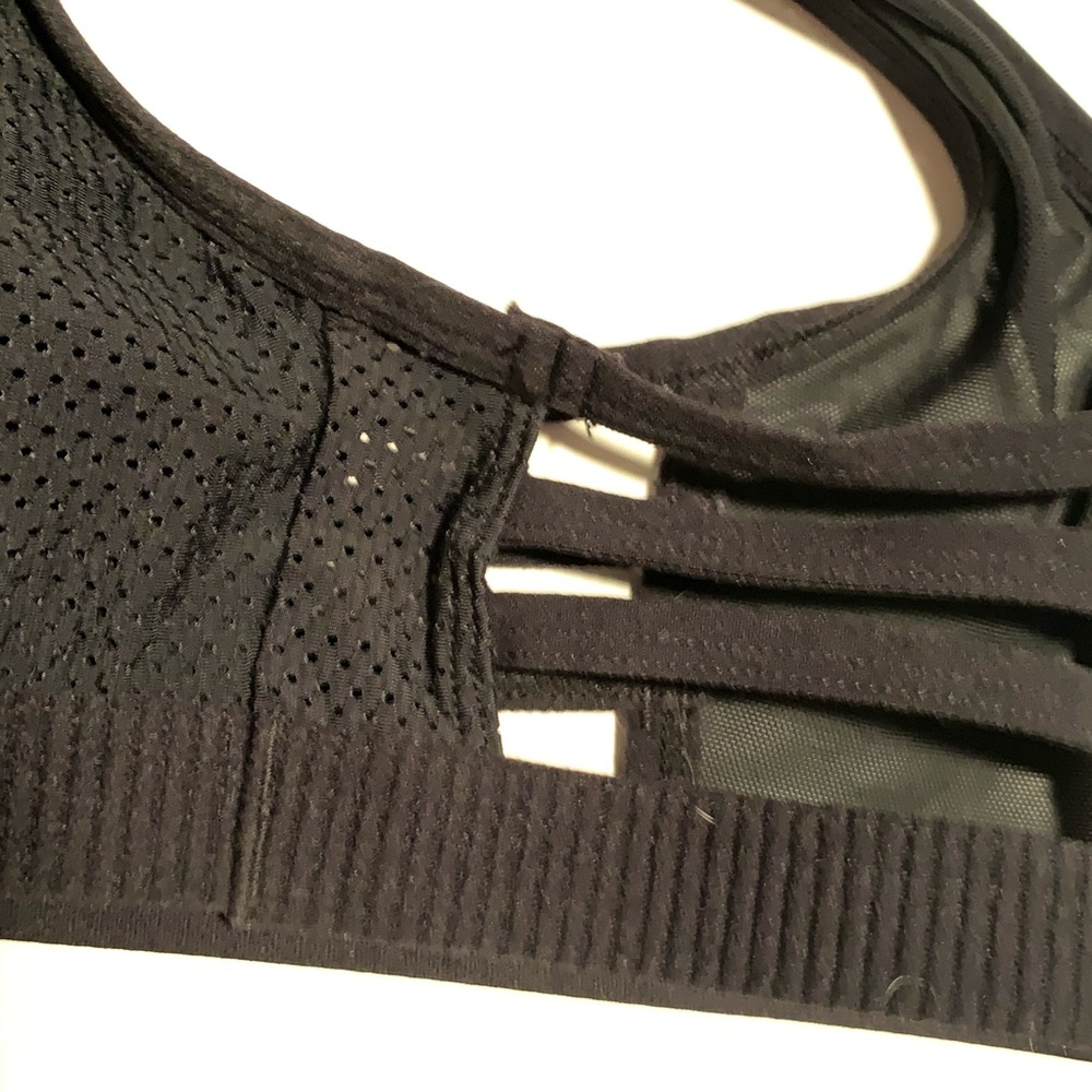 Black Racerback Sports Bra - Picture 7 of 10